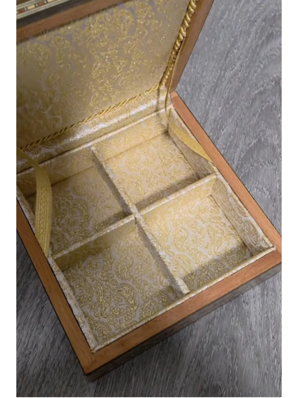 Luxury Handmade Mosaic Wooden Jewelry Box – (video Available)